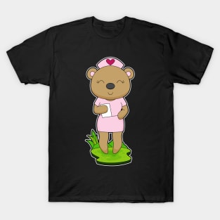 Bear Nurse Note T-Shirt
